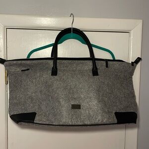 Hugo Boss Gray and black carry on/ weekender‎ tote bag